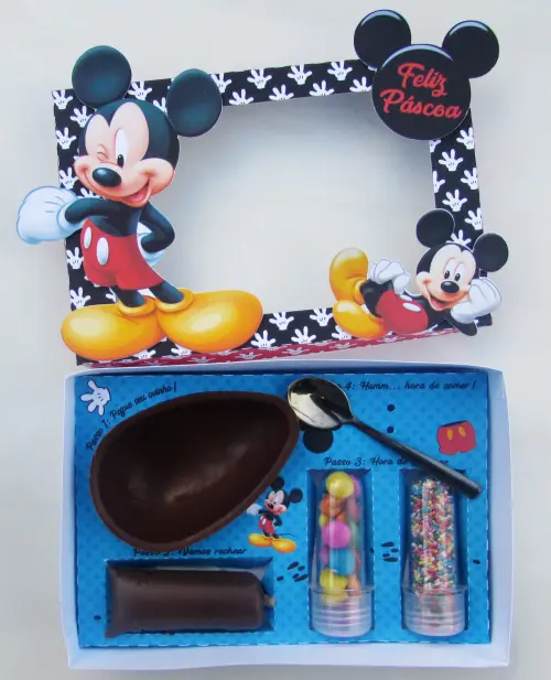 Arquivo de Corte Caixa Mini Confeiteiro Mickey 07 - STUDIO/PDF