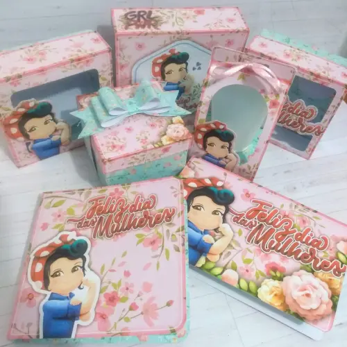 Arquivo de Corte KIT Dia da Mulher 07 - STUDIO/PDF