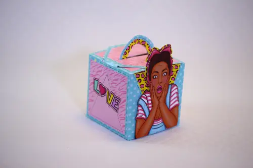 Arquivo de Corte Caixa Bolo de Pote Dia da Mulher - STUDIO/PDF