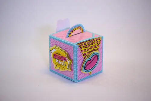 Arquivo de Corte Caixa Bolo de Pote Dia da Mulher - STUDIO/PDF
