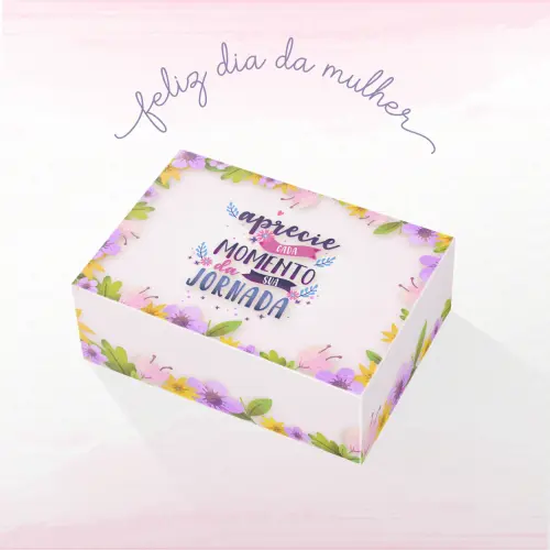 Arquivo de Corte Kit Caixa 6 Doces 02 Dia da Mulher - STUDIO/PDF