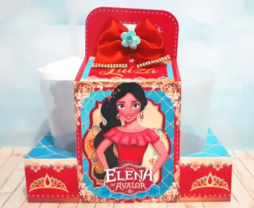 Arquivo de Corte Kit Cineminha Elena de Avalor -Balde 1L Copo 300ml- Studio/PDF