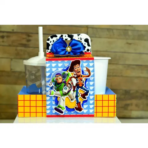 Arquivo de Corte Kit Cineminha Toy Story -Balde 1L Copo 300ml- Studio/PDF