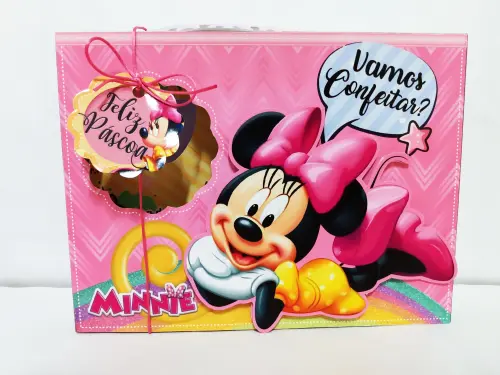 Arquivo de Corte Caixa Mini Confeiteiro Minnie 04 - STUDIO/PDF