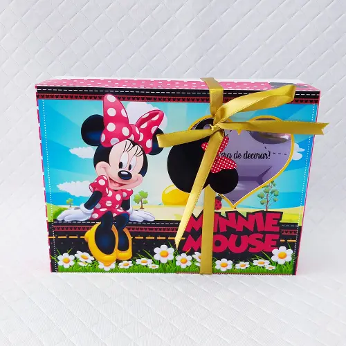 Arquivo de Corte Caixa Mini Confeiteiro Minnie 09 - STUDIO/PDF