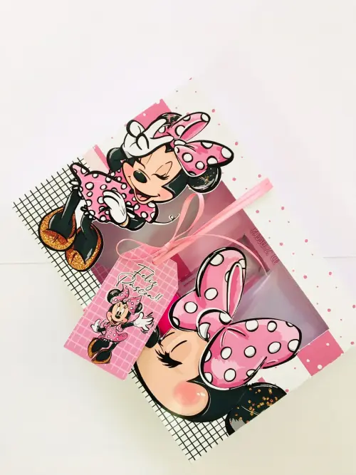 Arquivo de Corte Caixa Mini Confeiteiro Minnie 15 Rosa - STUDIO/PDF