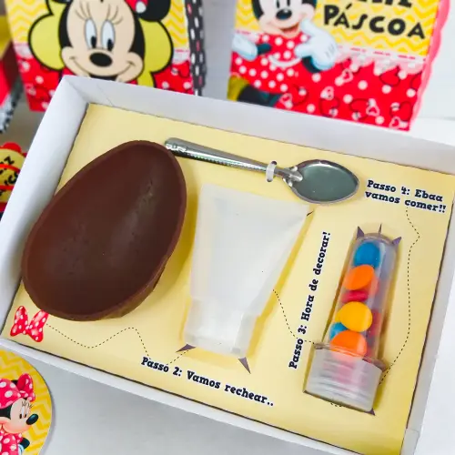 Arquivo de Corte Caixa Mini Confeiteiro Minnie 25 - STUDIO/PDF