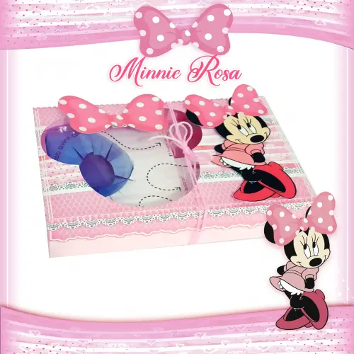 Arquivo de Corte Caixa Mini Confeiteiro Minnie 28 ROSA - STUDIO/PDF