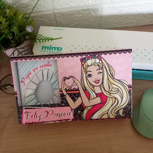 Arquivo de Corte Caixa Mini Confeiteiro Barbie 09 - STUDIO/PDF