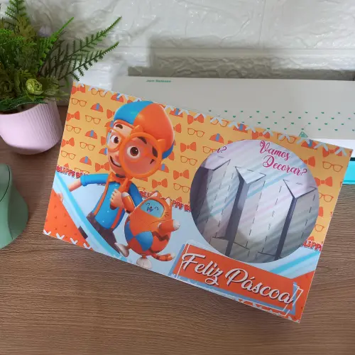 Arquivo de Corte Caixa Mini Confeiteiro Blippi - STUDIO/PDF