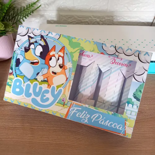 Arquivo de Corte Caixa Mini Confeiteiro Bluey e Bingo 02 - STUDIO/PDF