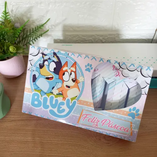 Arquivo de Corte Caixa Mini Confeiteiro Bluey e Bingo 03 - STUDIO/PDF