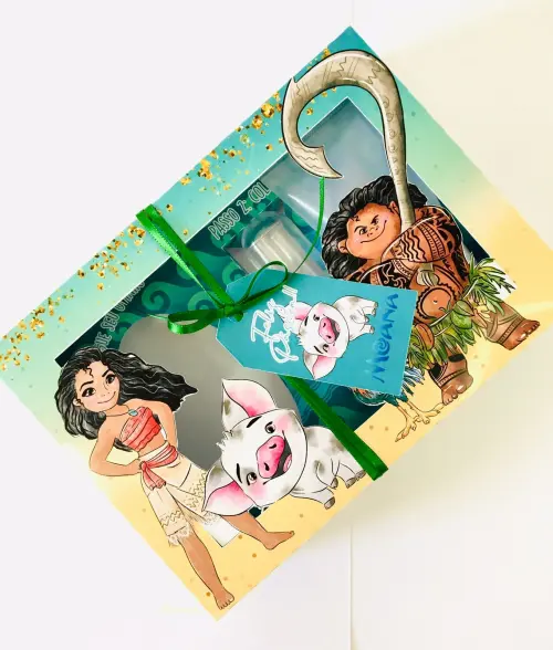 Arquivo de Corte Caixa Mini Confeiteiro Moana 07 - STUDIO/PDF