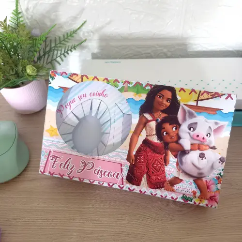 Arquivo de Corte Caixa Mini Confeiteiro Moana 15 - STUDIO/PDF