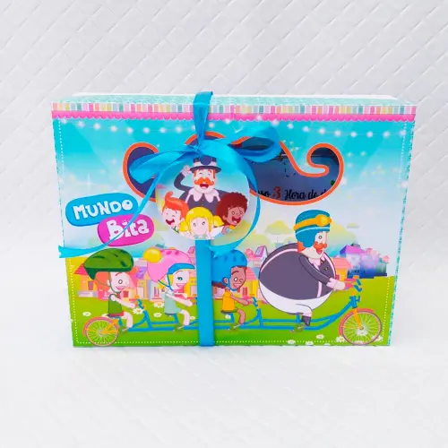 Arquivo de Corte Caixa Mini Confeiteiro Mundo Bita 04 - STUDIO/PDF