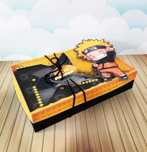 Arquivo de Corte Caixa Mini Confeiteiro Naruto 01 - STUDIO/PDF/PN