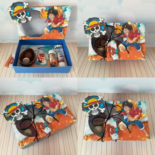 Arquivo de Corte Caixa Mini Confeiteiro One Piece 01 - STUDIO/PDF/PNG