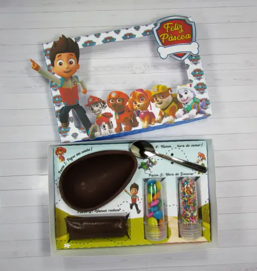 Arquivo de Corte Caixa Mini Confeiteiro Patrulha Canina 09 - Studio/PDF