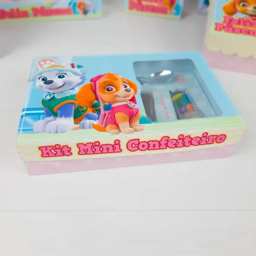 Arquivo de Corte Caixa Mini Confeiteiro Patrulha Canina 11 - Studio/PDF