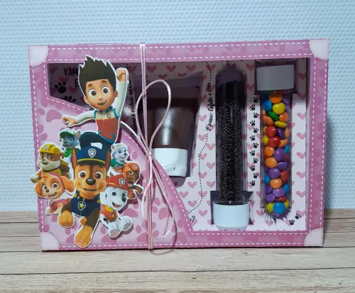 Arquivo de Corte Caixa Mini Confeiteiro Patrulha Canina 21 - Studio/PDF
