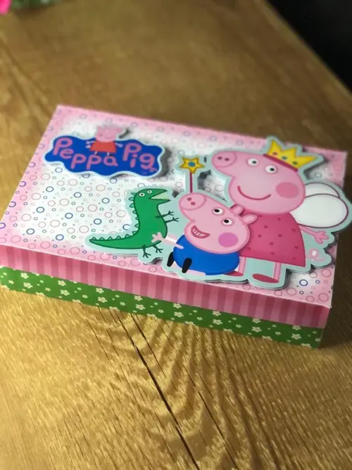 Arquivo de Corte Caixa Mini Confeiteiro Peppa Pig 05 - Studio/PDF