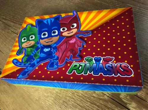 Arquivo de Corte Caixa Mini Confeiteiro PJ Mask 05 - Studio/PDF