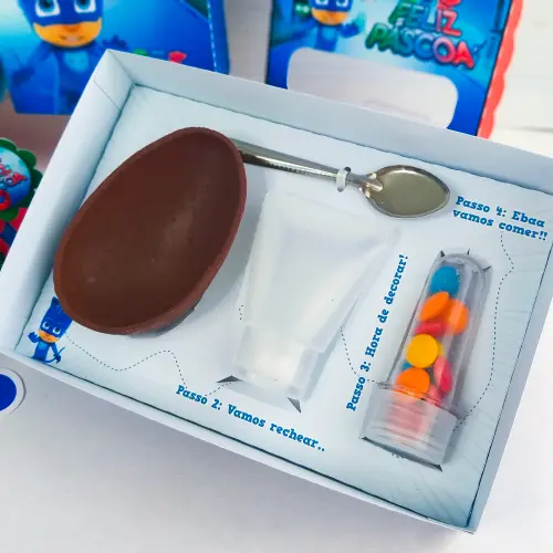 Arquivo de Corte Caixa Mini Confeiteiro PJ Masks 06 - Studio/PDF