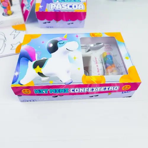Arquivo de Corte Caixa Mini Confeiteiro PK XD Menina 01 - Studio/PDF
