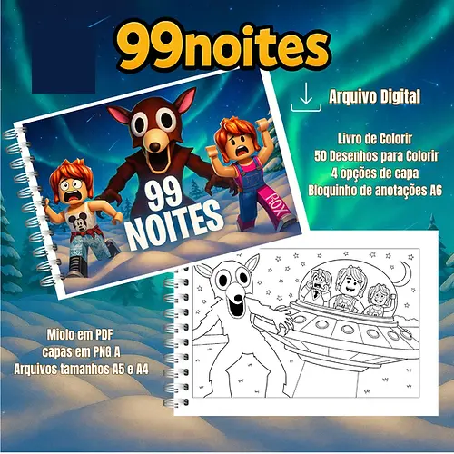 Arquivo Digital Livro de Colorir 99 Noites PDF
