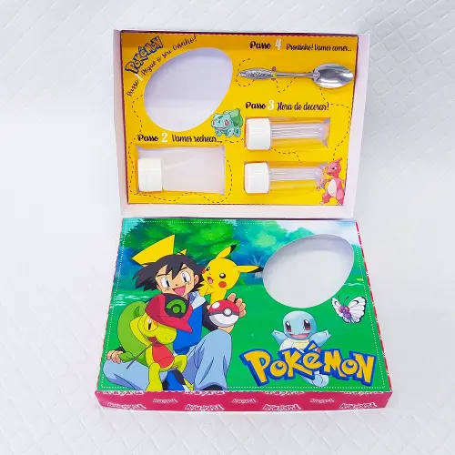 Arquivo de Corte Caixa Mini Confeiteiro POKEMON 04 - Studio/PDF