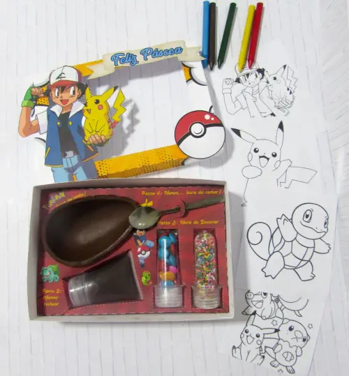 Arquivo de Corte Caixa Mini Confeiteiro POKEMON 09 - Studio/PDF