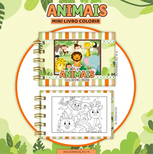 Arquivo Digital Livro de Colorir Animais 01 PDF