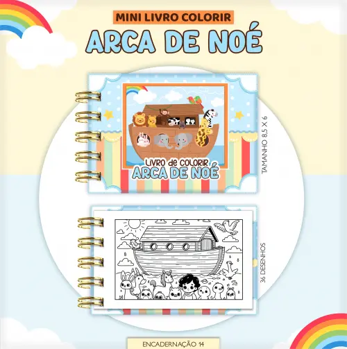 Arquivo Digital Livro de Colorir Arca de Noé 02 PDF