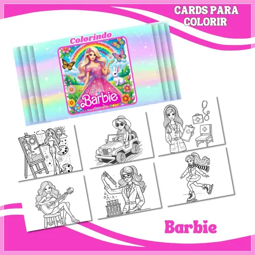 Arquivo Digital Livro de Colorir Barbie 02 PDF