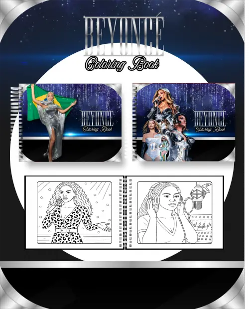 Arquivo Digital Livro de Colorir Beyoncé PDF