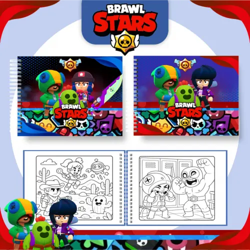 Arquivo Digital Livro de Colorir Brawl Star PDF