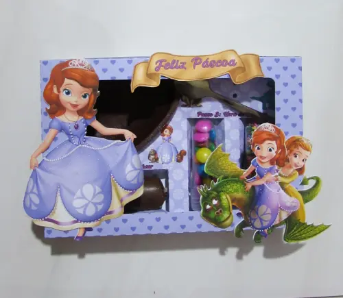 Arquivo de Corte Caixa Mini Confeiteiro Princesa Sofia 02 - Studio/PDF