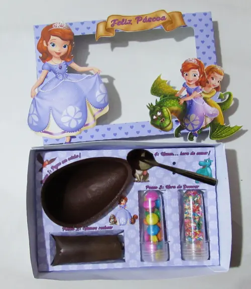 Arquivo de Corte Caixa Mini Confeiteiro Princesa Sofia 02 - Studi