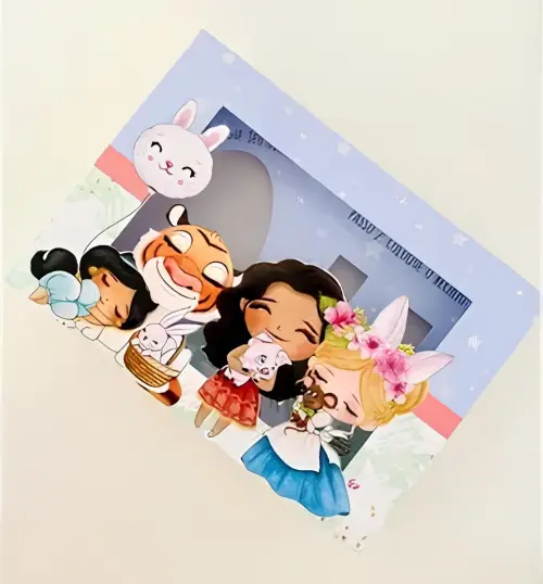 Arquivo de Corte Caixa Mini Confeiteiro Princesas 13 - Studio/PDF
