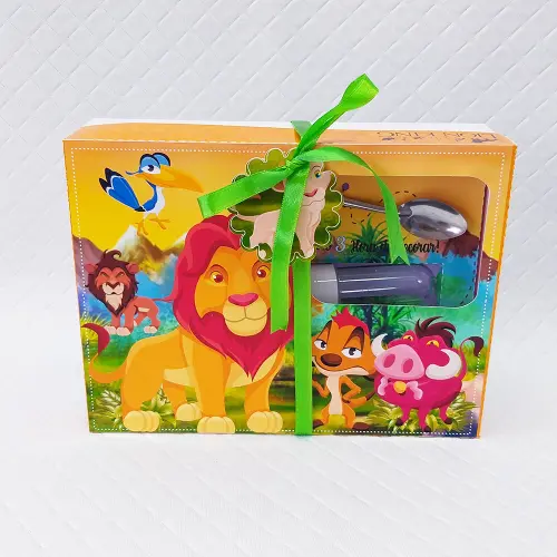 Arquivo de Corte Caixa Mini Confeiteiro Rei Leão 03 - Studio/PDF