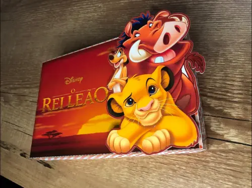 Arquivo de Corte Caixa Mini Confeiteiro Rei Leão 04 - Studio/PDF