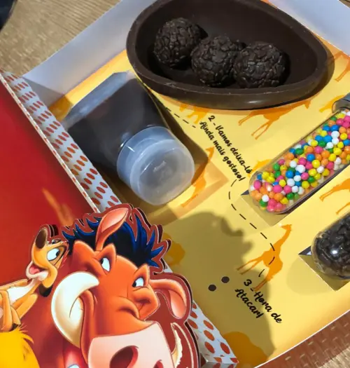 Arquivo de Corte Caixa Mini Confeiteiro Rei Leão 04 - Studio/PDF