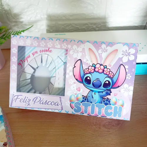 Arquivo de Corte Caixa Mini Confeiteiro Stitch 08 - Studio/PDF