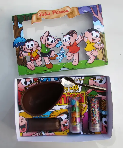 Arquivo de Corte Caixa Mini Confeiteiro Turma da Mônica 06 - STU