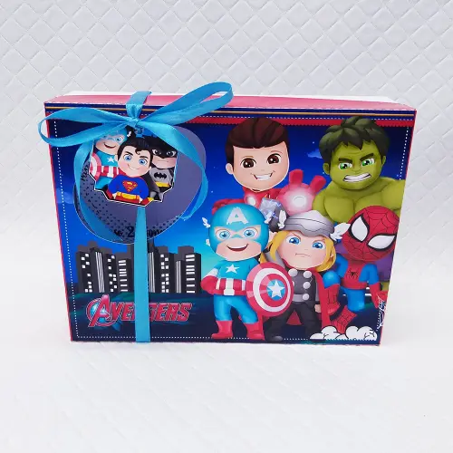 Arquivo de Corte Caixa Mini Confeiteiro Vingadores 06 - STUDIO/PDF