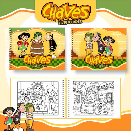 Arquivo Digital Livro de Colorir Chaves PDF