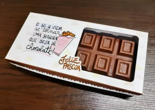 Arquivo de Corte Páscoa Caixa Barra Trufada 01  - Studio/PDF