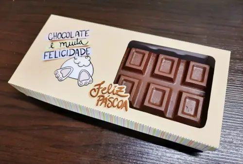 Arquivo de Corte Páscoa Caixa Barra Trufada 04  - Studio/PDF