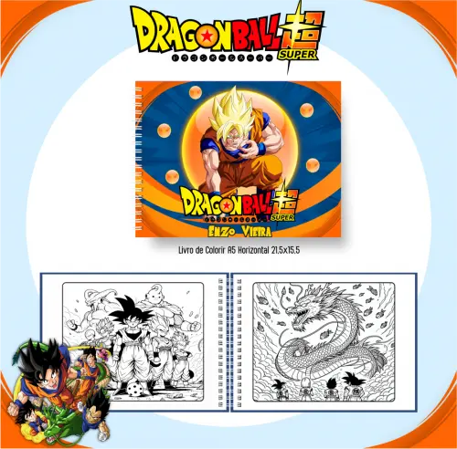 Arquivo Digital Livro de Colorir DRAGON BALL Z - PDF