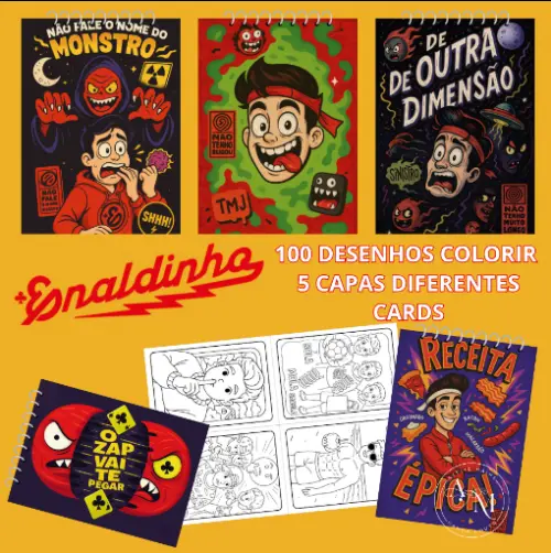 Arquivo Digital Livro de Colorir Enaldinho - PDF